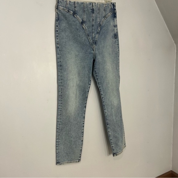 Good American Denim Slim Straight Mega Compression Jeans Curvy Girl Country Sexy - Picture 15 of 15